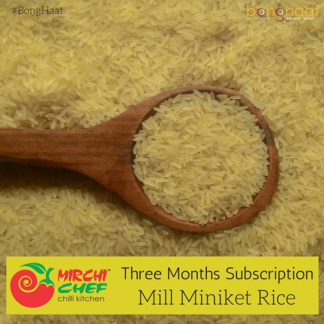 3 Months Subscription- Mill Miniket Rice 25KG