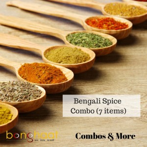 Bengali Spice (Masala) Combo (7 types of spices)