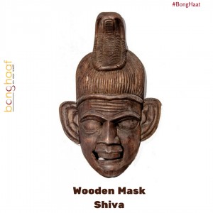Hand Crafted Wooden Mask – Lord Shiva