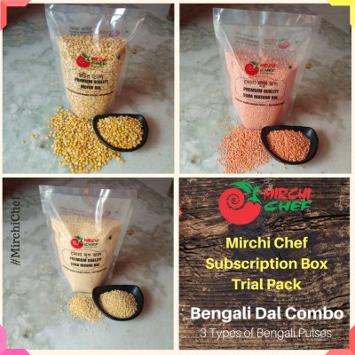 Mirchi Chef’s Trial Pack - Bengali Dal Combo (Pulses) (3 Types)